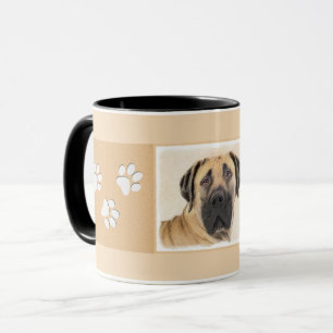 Boerboel Painting - Cute Original Dog Art Mug