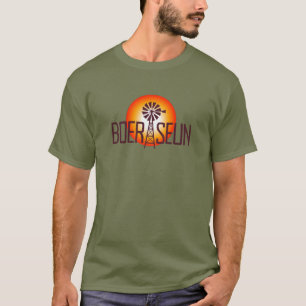 BOERSEUN Windpomp Afrikaans Saffa Expat T-Shirt