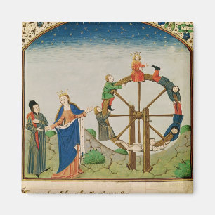 Boethius with the Wheel of Fortune Magnet