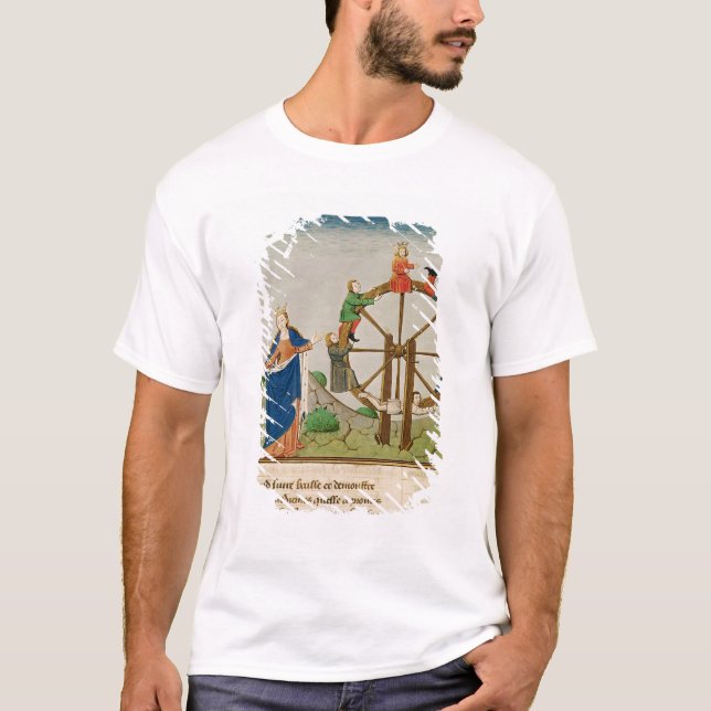 Boethius with the Wheel of Fortune T-Shirt (Front)