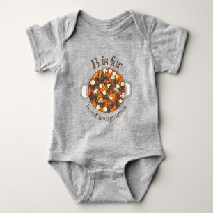 Boeuf Bourguignon Beef Burgundy Stew French Food Baby Bodysuit