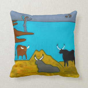 Boeufs d'Italie Cushion