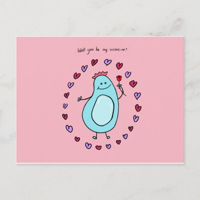 Boey will you be my valentine card (Front)