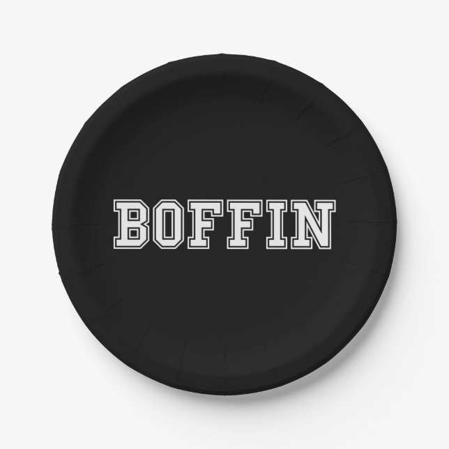 BOFFIN PAPER PLATE (Front)