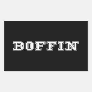 BOFFIN RECTANGULAR STICKER