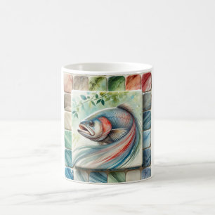 Boga Fish Harmony 041124AREF139 - Watercolor Coffee Mug