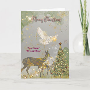 Boganhues Luxury print christmas theme Card