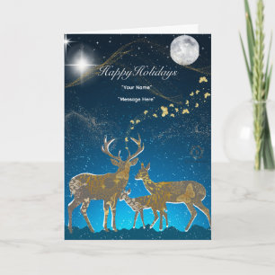 Boganhues Luxury Print Holiday Card