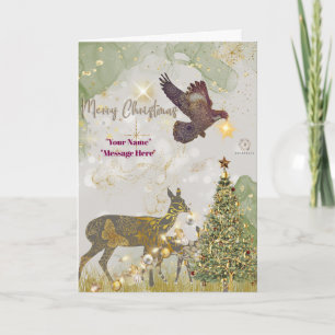 “Boganhues Luxury Print with Reindeer"  Card