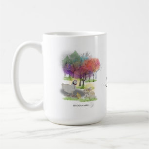 Boganhues Pipa & Marlow Print Coffee Mug