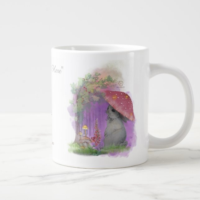 Boganhues "Pipa & Marlow" series print Large Coffee Mug (Right)