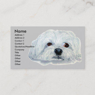 Bogart the Maltese Business Cards