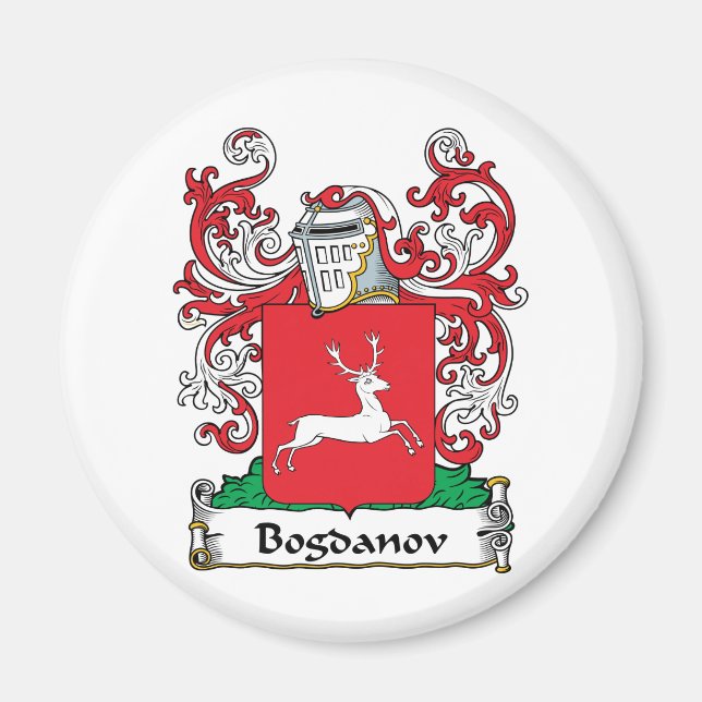 Bogdanov Family Crest Magnet (Front)