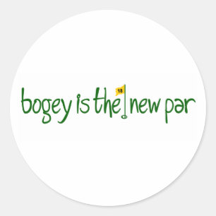 Bogey Is The New Par Classic Round Sticker