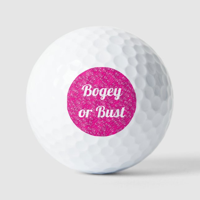 Bogey or Bust Golf Balls (Front)