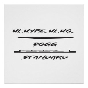 BOGG STANDARDSJOKE FUN WORDS POSTER