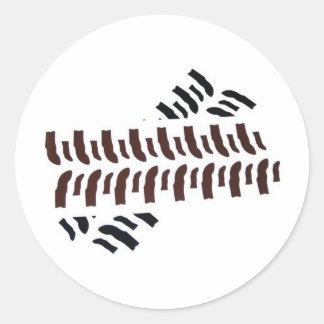 Bogger Tracks Classic Round Sticker