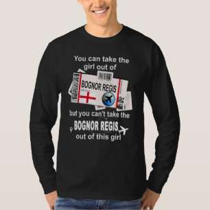 Bognor Regis Boarding Pass Bognor Girl Bognor Regi T-Shirt