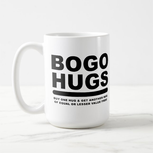BOGO Hugs Mug (Left)