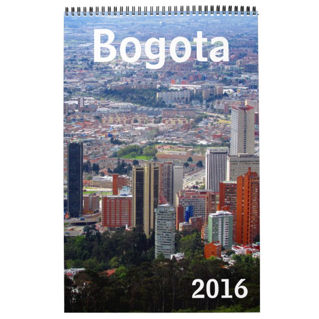 bogota colombia 2016 calendar (Cover)