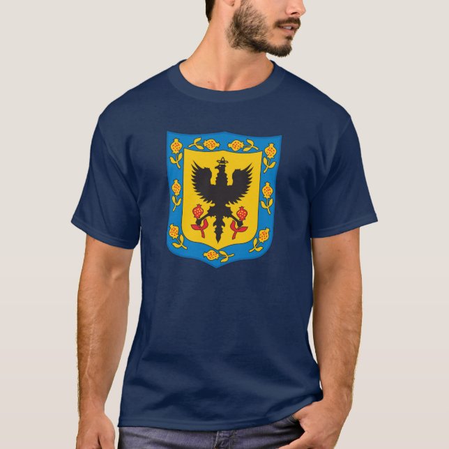 Bogota Colombia Coat of Arms T-Shirt (Front)