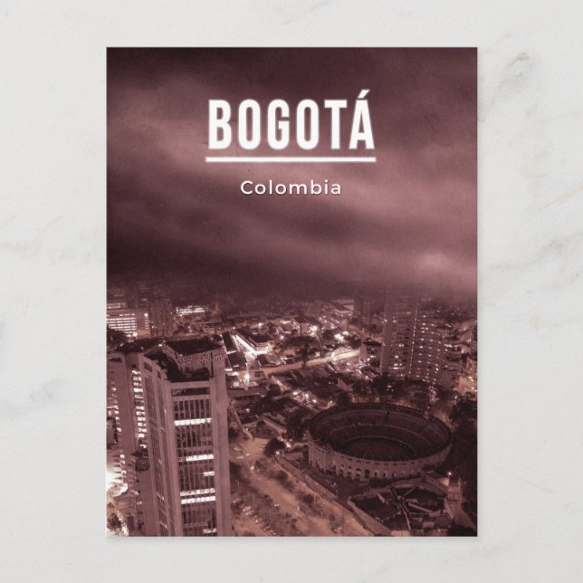 Bogota, Colombia Postcard (Front)