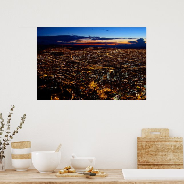 Bogotá Colombia Travel Poster (Kitchen)