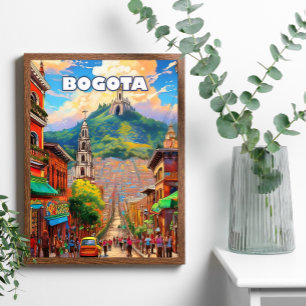 Bogotá, pearl of the Andes Poster