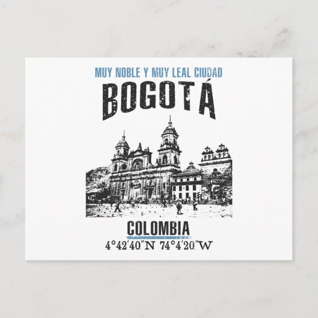 Bogotá Postcard (Front)