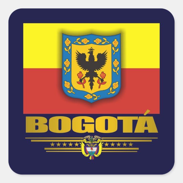 "Bogota Pride" Square Sticker (Front)