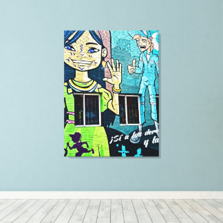Bogotá Street Art Canvas Print