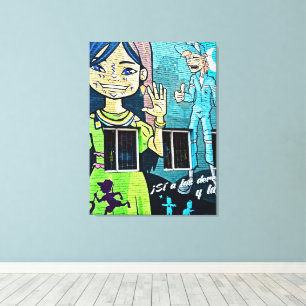 Bogotá Street Art Canvas Print