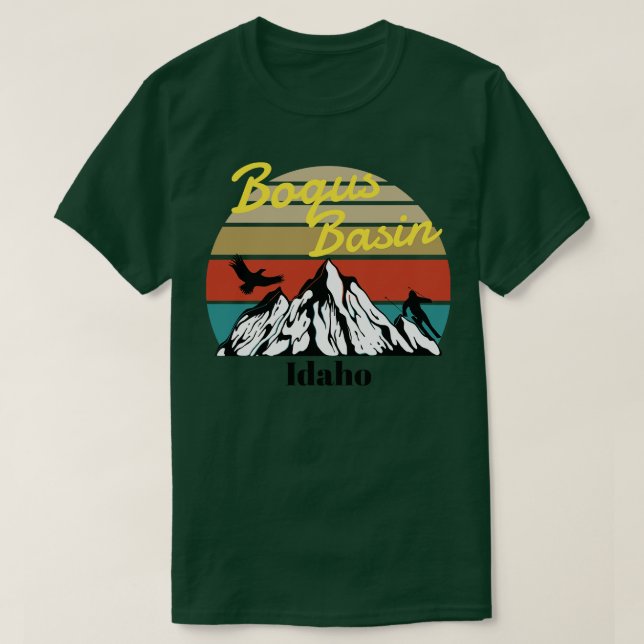 Bogus Basin ski Idaho T-Shirt (Design Front)