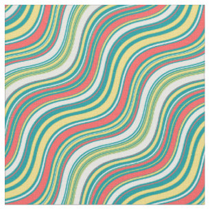 Bohemain pattern colourful modern weave blue red fabric