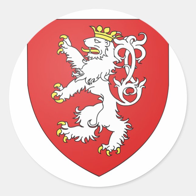 Boheme, Czech Classic Round Sticker (Front)