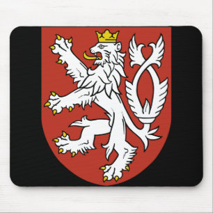 bohemia emblem mouse mat