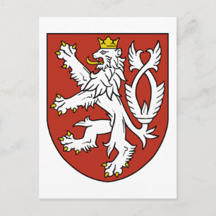 bohemia emblem postcard