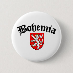Bohemia Flag 2 6 Cm Round Badge