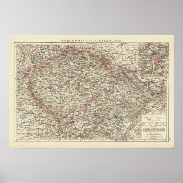 Bohemia, Moravia, Austrian Silesia 2 Poster (Front)