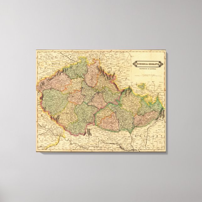 Bohemia, Moravia Canvas Print (Front)