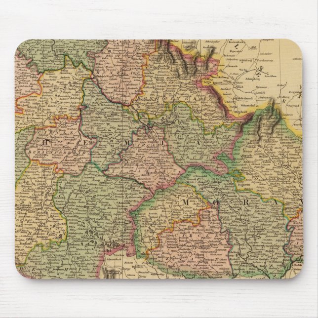 Bohemia, Moravia Mouse Mat (Front)