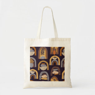 Bohemian Abstract: Minimalist Vintage Charm. Tote Bag