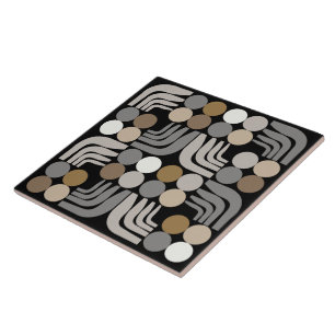Bohemian Black Grey Tile