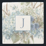 Bohemian Blue Floral Watercolor Bouquet Stone Coaster<br><div class="desc">A bohemian style, blue floral bouquet design reproduced from an original watercolor. This beautiful artwork evokes the feeling of summer and is the perfect complement to your home decor or as a gift for a loved one. Based on an original watercolor painting by © Lisa Audit Art. Surround yourself with...</div>