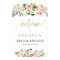 Bohemian Blush floral gold sparkles welcome sign