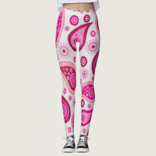 BOHEMIAN BOHO PAISLEY YOGA PANTS LEGGINGS