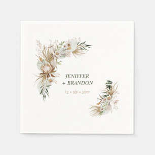 Bohemian Boho Wedding Decor Napkins