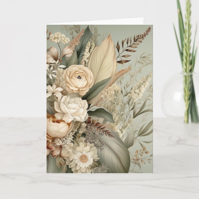 Bohemian Bouquet Announcement (Front)