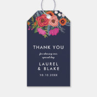 Bohemian Bouquet - Navy Blue - Thank You