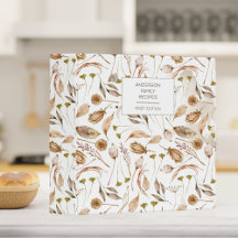 Bohemian Brown & White Floral Recipe